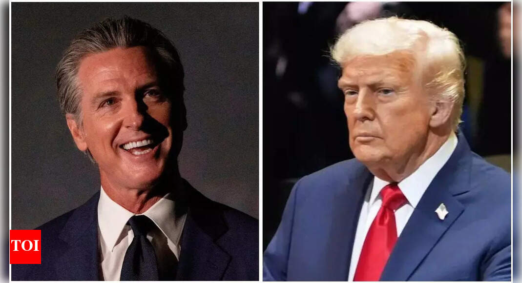 ‘That’s what REAL MANLY MEN do’: Gavin Newsom mocks Donald Trump’s escalator mishap; calls UNGA episode a ‘disgrace’