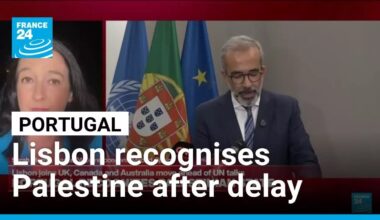 Portugal becomes latest Western nation to recognise Palestinian state • FRANCE 24 English