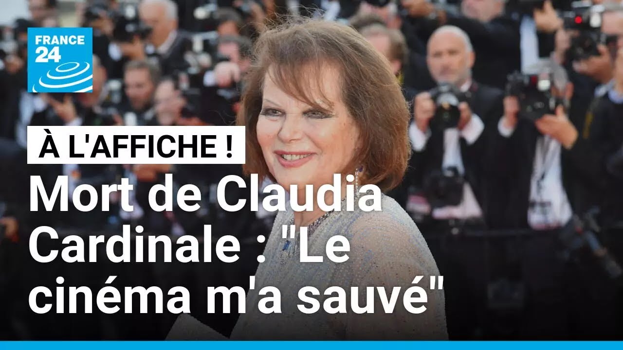 Mort de Claudia Cardinale, l'icône du cinéma des années 60 : "Le cinéma m'a sauvé la vie"