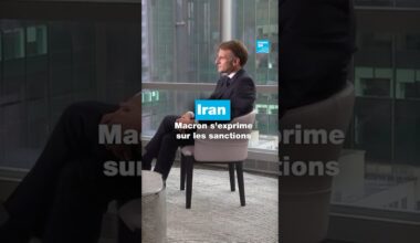 Emmanuel Macron s'exprime sur les sanctions contre l'Iran sur France 24 • FRANCE 24