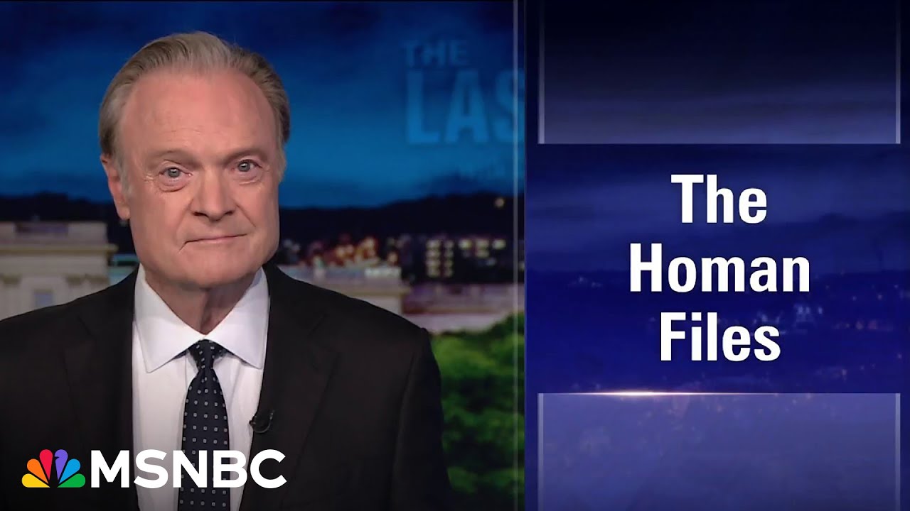 Lawrence: Trump knows Homan can't survive if video of him with undercover FBI agents becomes public