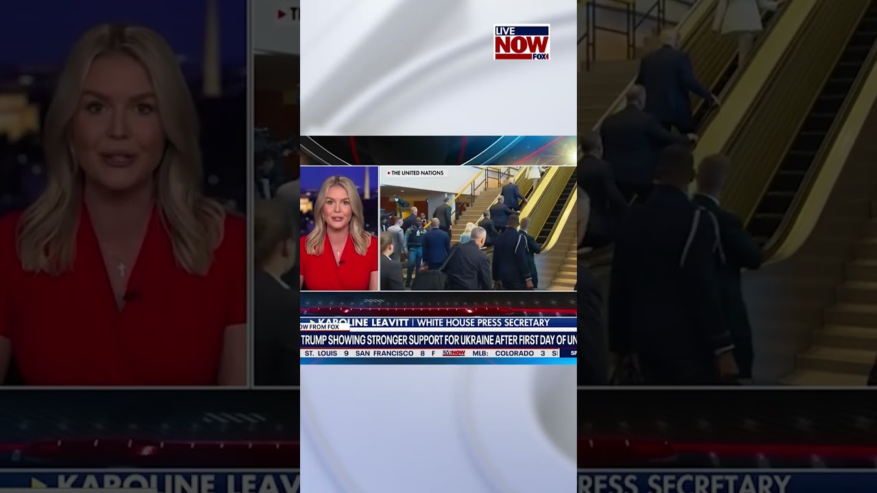 Leavitt says Pres. Trump's escalator incident was intentional