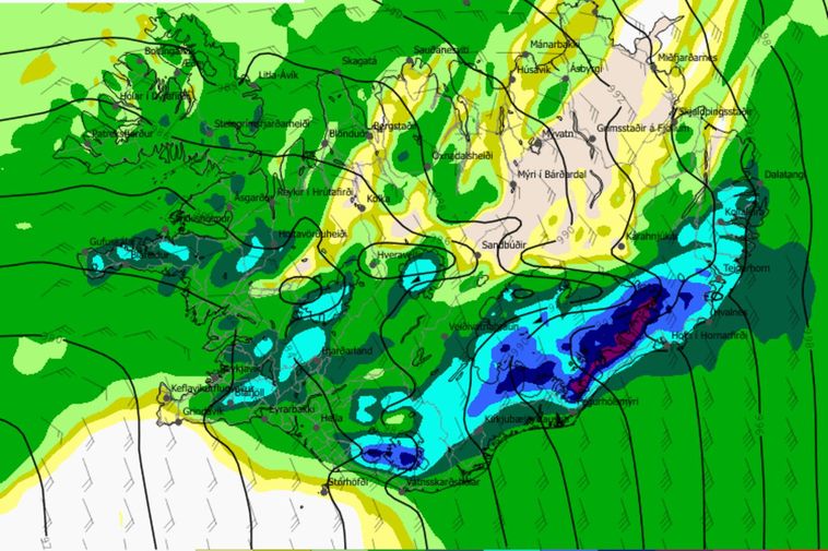 Heavy rainfall: Up to half a meter expected in three days