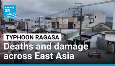 Typhoon Ragasa causes deaths and widespread damage across East Asia • FRANCE 24 English