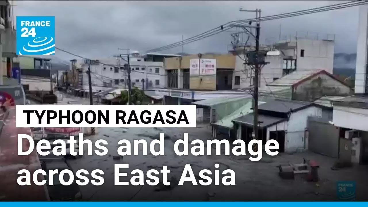 Typhoon Ragasa causes deaths and widespread damage across East Asia • FRANCE 24 English