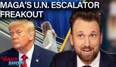 Trump Suddenly Sides with Ukraine & MAGA Spins Conspiracies About U.N. Escalator | The Daily Show