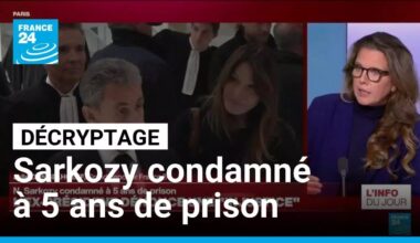 Nicolas Sarkozy condamné à 5 ans de prison avec mandat de dépôt différé • FRANCE 24