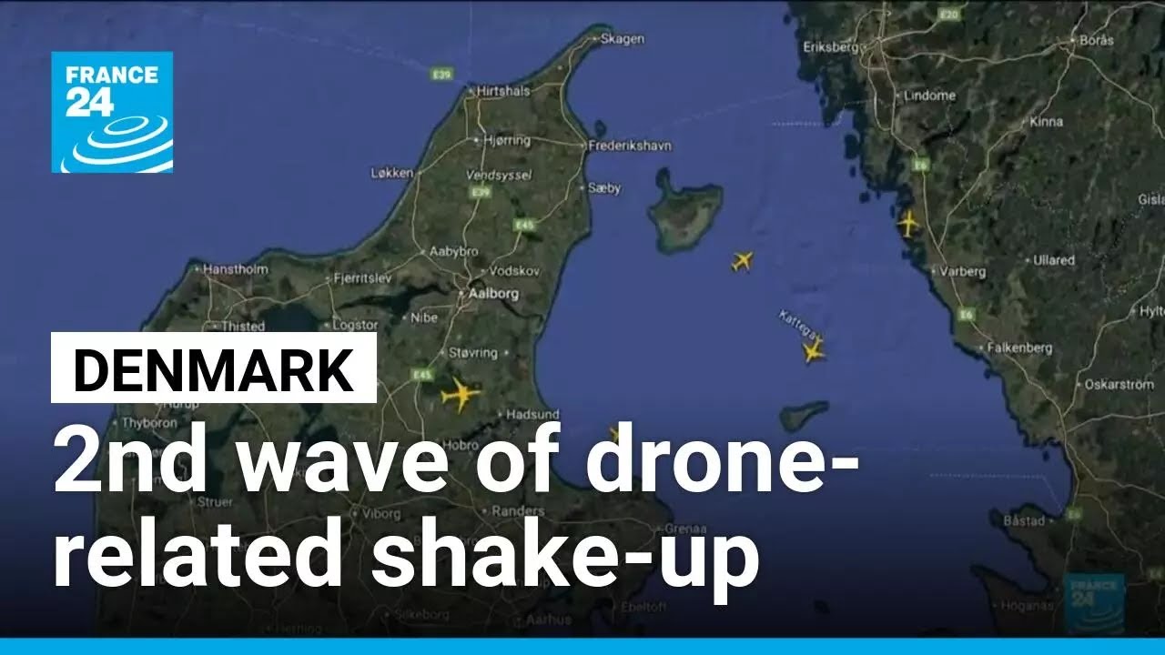Denmark reports second wave of drone-related airport disruptions • FRANCE 24 English