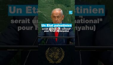 Un État palestinien serait un "suicide national" pour Israël (Netanyahu) • FRANCE 24