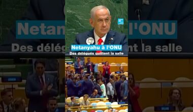 Netanyahu à l'ONU : des délégués quittent la salle • FRANCE 24