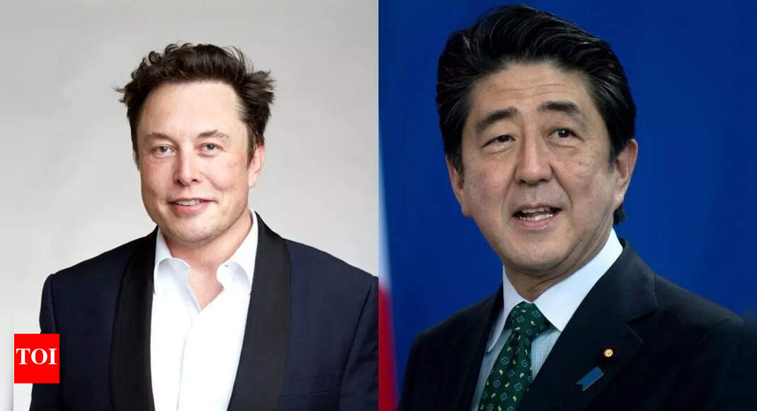 Elon Musk shares rare Tesla moment with former Japan PM Shinzo Abe: Ex-PM's reaction will leave you smiling | World News