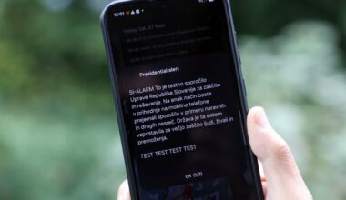 Kaj storiti, če niste prejeli testnega sporočila SI-Alarm?