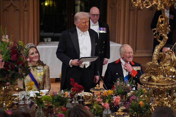 US President Donald Trump delivers his speech