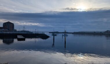Morning breaks. North Haven, Sunderland.