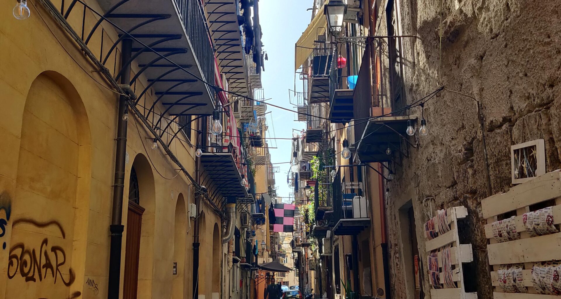 Palermo alley, Italy.