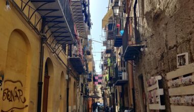 Palermo alley, Italy.