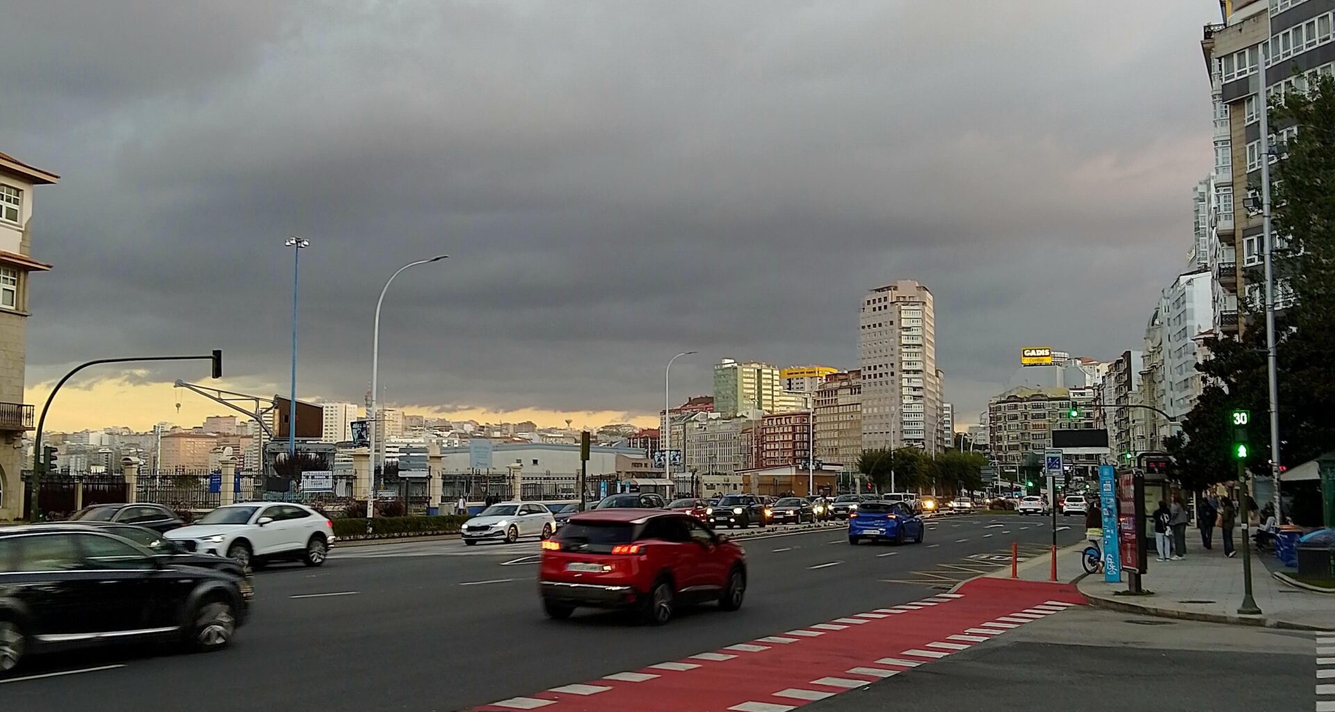 Seaside life in Spain