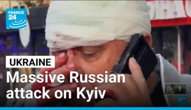 Ukraine: Massive Russian missile and drone barrage kills at least four in Kyiv • FRANCE 24 English