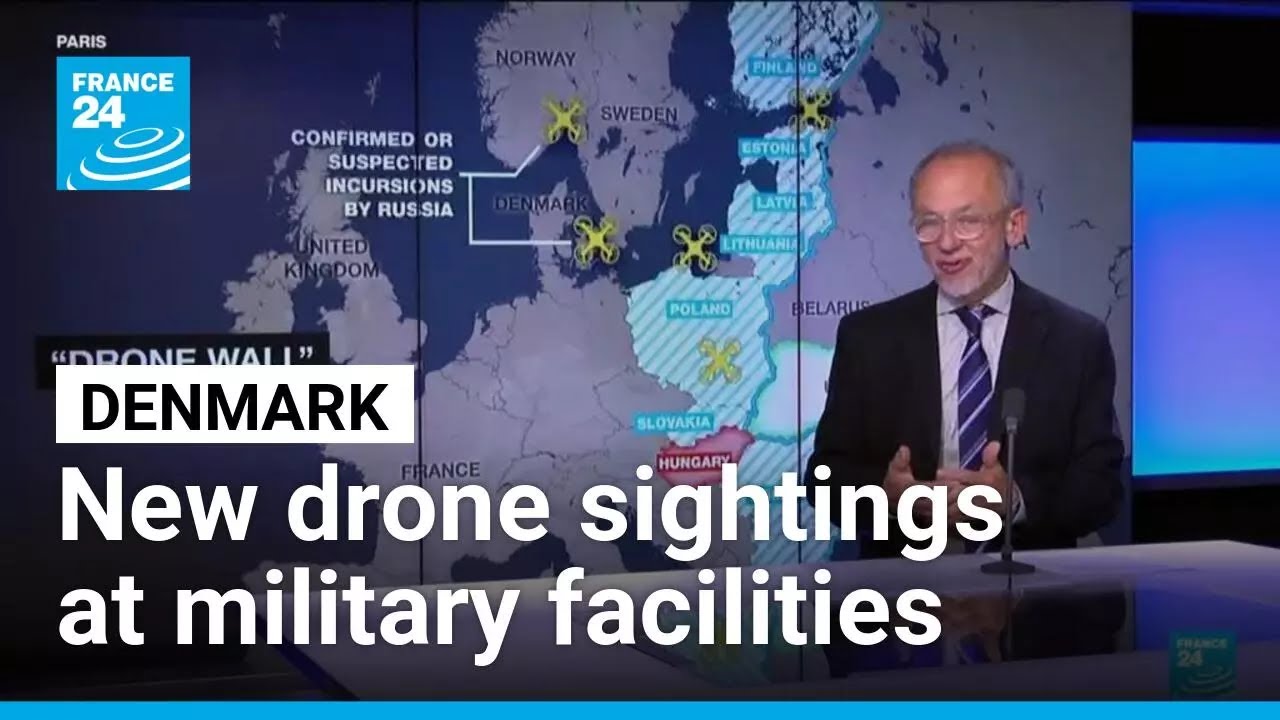 Germany and Denmark report renewed drone sightings • FRANCE 24 English
