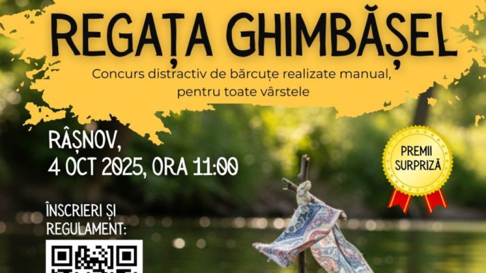 Concurs de bărcuțe fabricate manual, pe râul Ghimbășel
