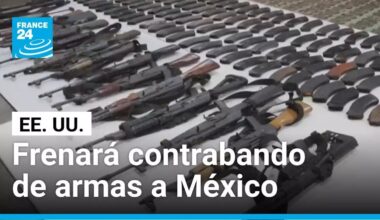 EE. UU. y México logran acuerdo sobre contrabando de armas
