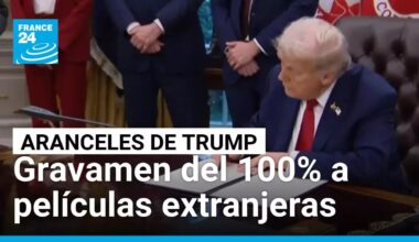 Trump impondrá arancel del 100% a películas producidas fuera de Estados Unidos