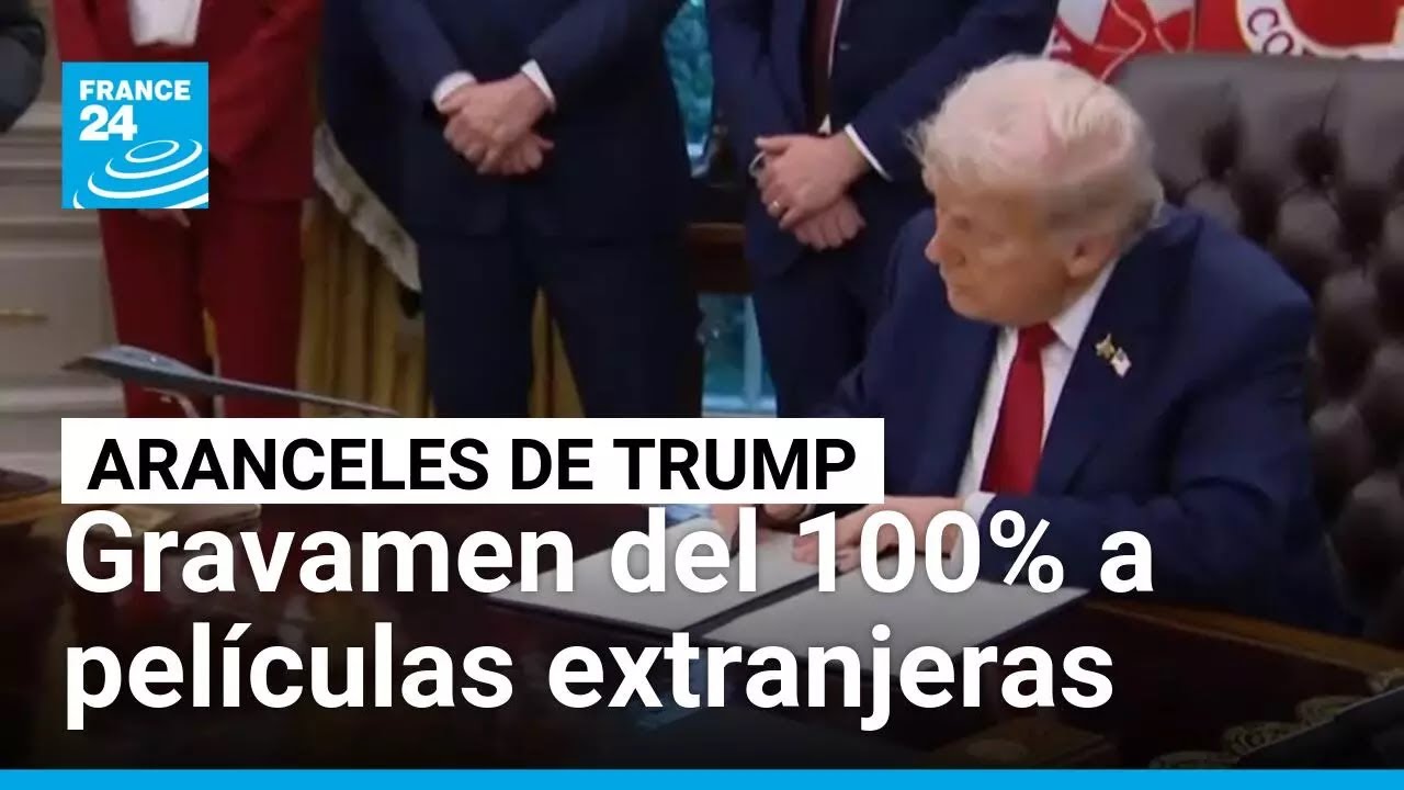 Trump impondrá arancel del 100% a películas producidas fuera de Estados Unidos
