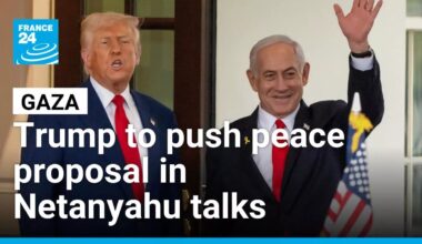 'We will get it done': Trump to push Gaza peace proposal in Netanyahu talks • FRANCE 24 English