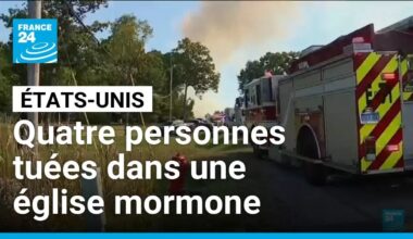 États-Unis : quatre personnes tuées dans une église mormone • FRANCE 24