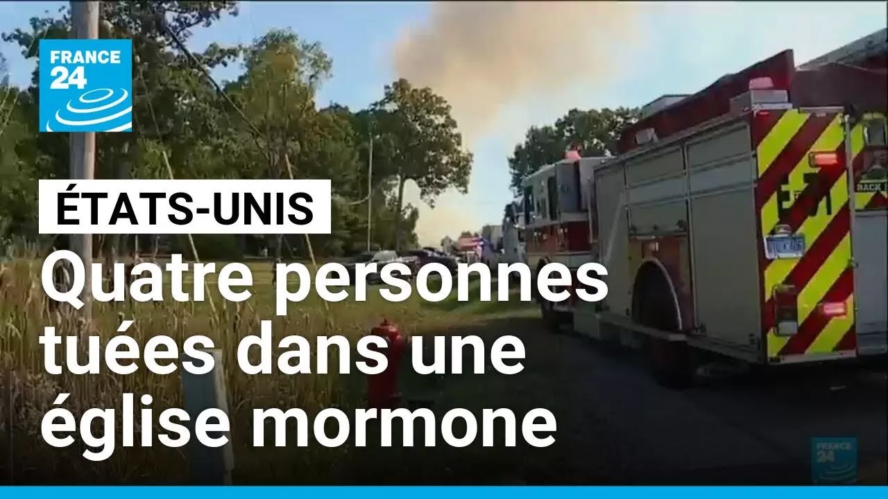 États-Unis : quatre personnes tuées dans une église mormone • FRANCE 24