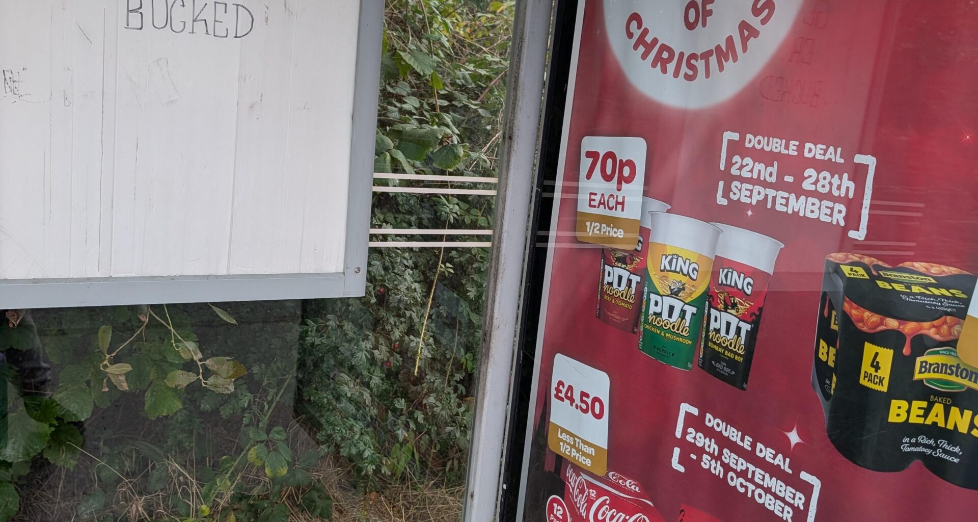 Wise words on the A6 Glenshane Road bus stop