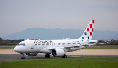 Croatia Airlines takes delivery of first A220-100
