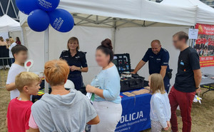 Policjanci wzięli udział w pikniku ,,Mokotowskie Pożegnanie lata”