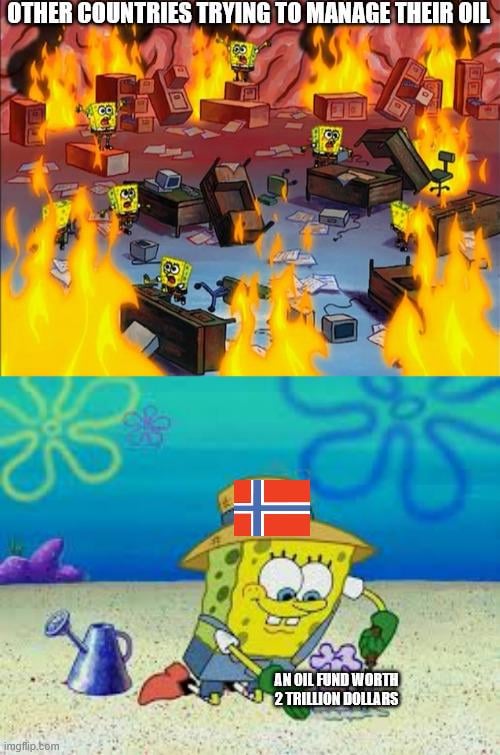Not Norwegian myself, but I thought I'd give respect to the oil fund