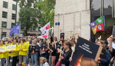 Protestors try to save Belgium's $10 million stockpile of USAID contraceptives
