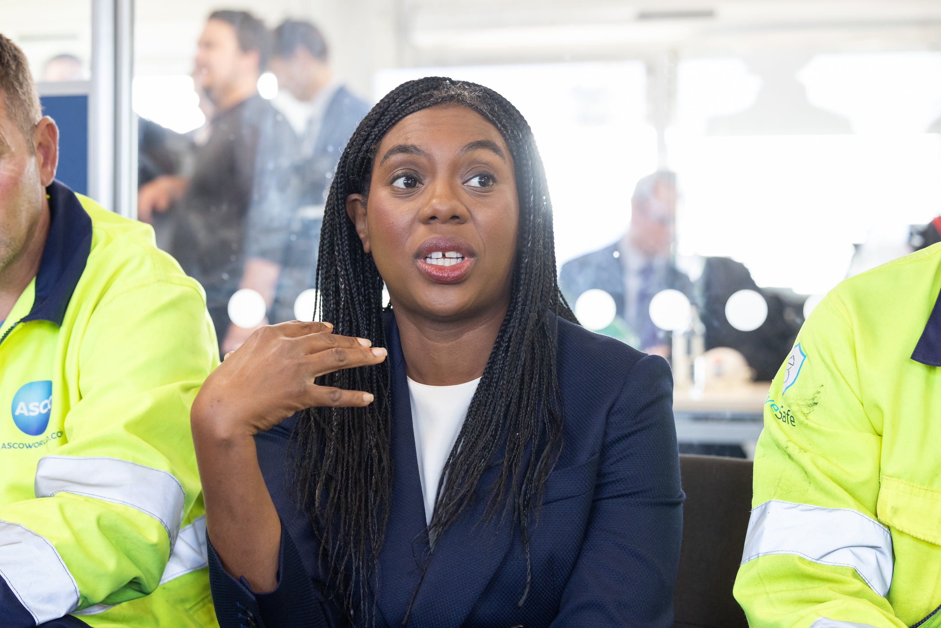 Tory leader Kemi Badenoch has ordered a review into whether the UK should leave the ECHR (Paul Campbell/PA)