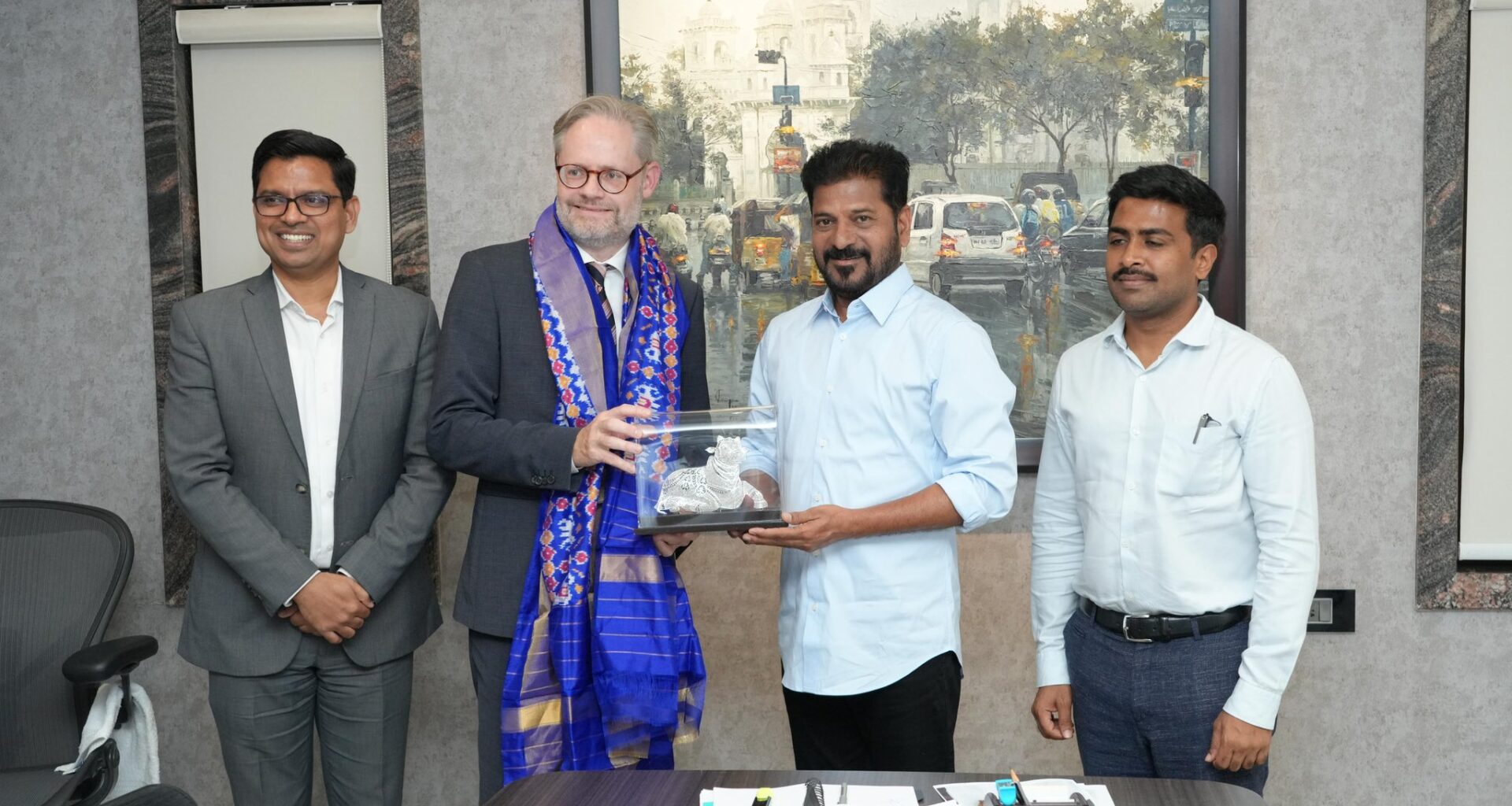 Denmark Ambassador Calls on Revanth Reddy; Discusses Cooperation in Education, Green Energy