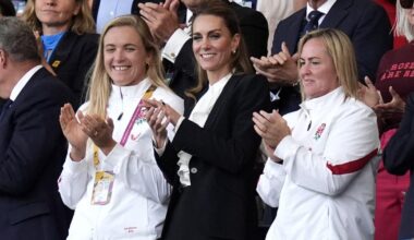 Princess of Wales enjoyed dressing-room sing-song with England players