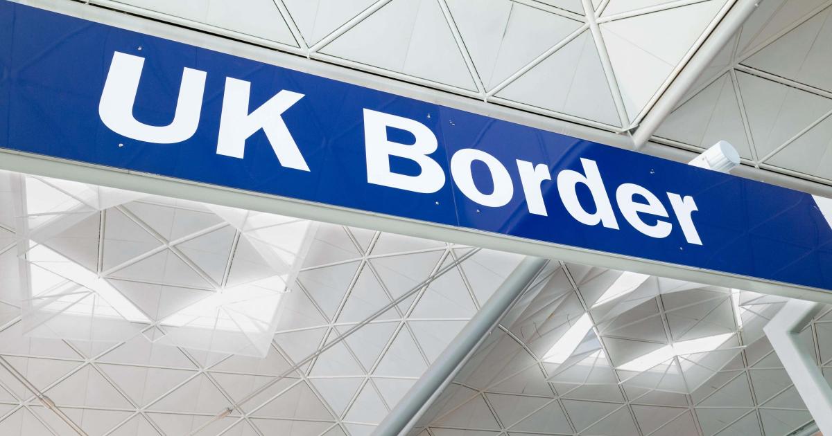 Family of three first to enter UK under ‘one in, one out’ migrant deal