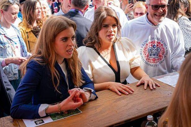 Princesses Eugenie and Beatrice 
