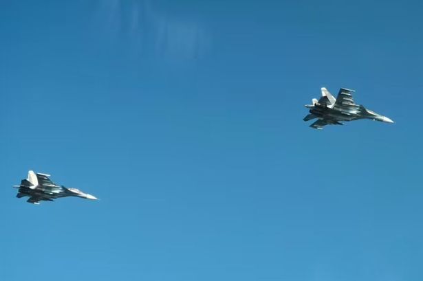 Two Russian Su-30 jets were intercepted