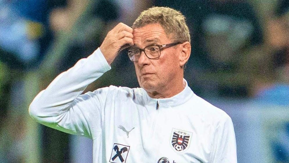 Ralf Rangnick is worried about the sporting development in Austria.