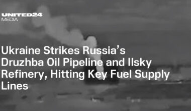 Ukraine Strikes Russia’s Druzhba Oil Pipeline and Ilsky Refinery, Hitting Key Fuel Supply Lines — UNITED24 Media