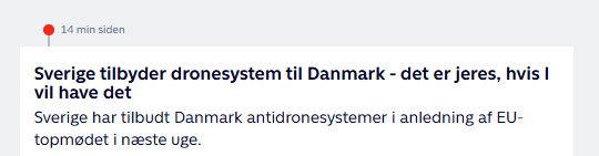 En svensk rocker på taget af hver lufthavn i Danmark?