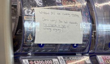 B&M staff don’t give a shit 😂
