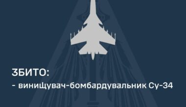 Ukrainian Defenders shot down a Russian Su-34 aircraft that was launching guided aerial bombs at Zaporizhzhia. 25.09.2025