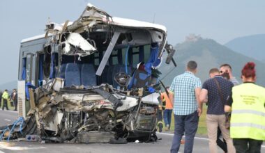 Bus driver killed, dozens injured in Slovakia crash