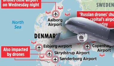 Russian drone attacks disrupting Danish airports threaten global aviation safety and civilian life. Such hostile acts escalate conflict and endanger innocent people. The international community must condemn these violations and demand accountability to protect critical infrastructure
