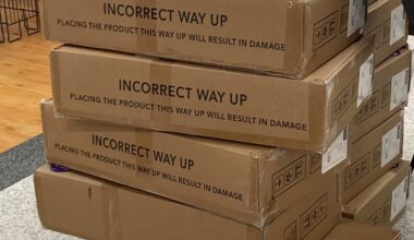 Are these boxes the wrong way up?