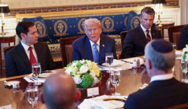 Israeli Prime Minister Benjamin Netanyahu visits the White House in Washington